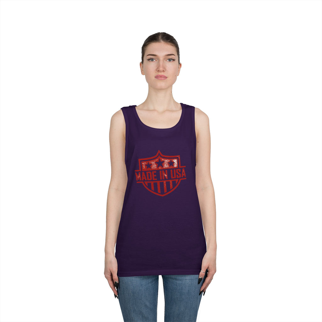 USA  Heavy Cotton Tank Top
