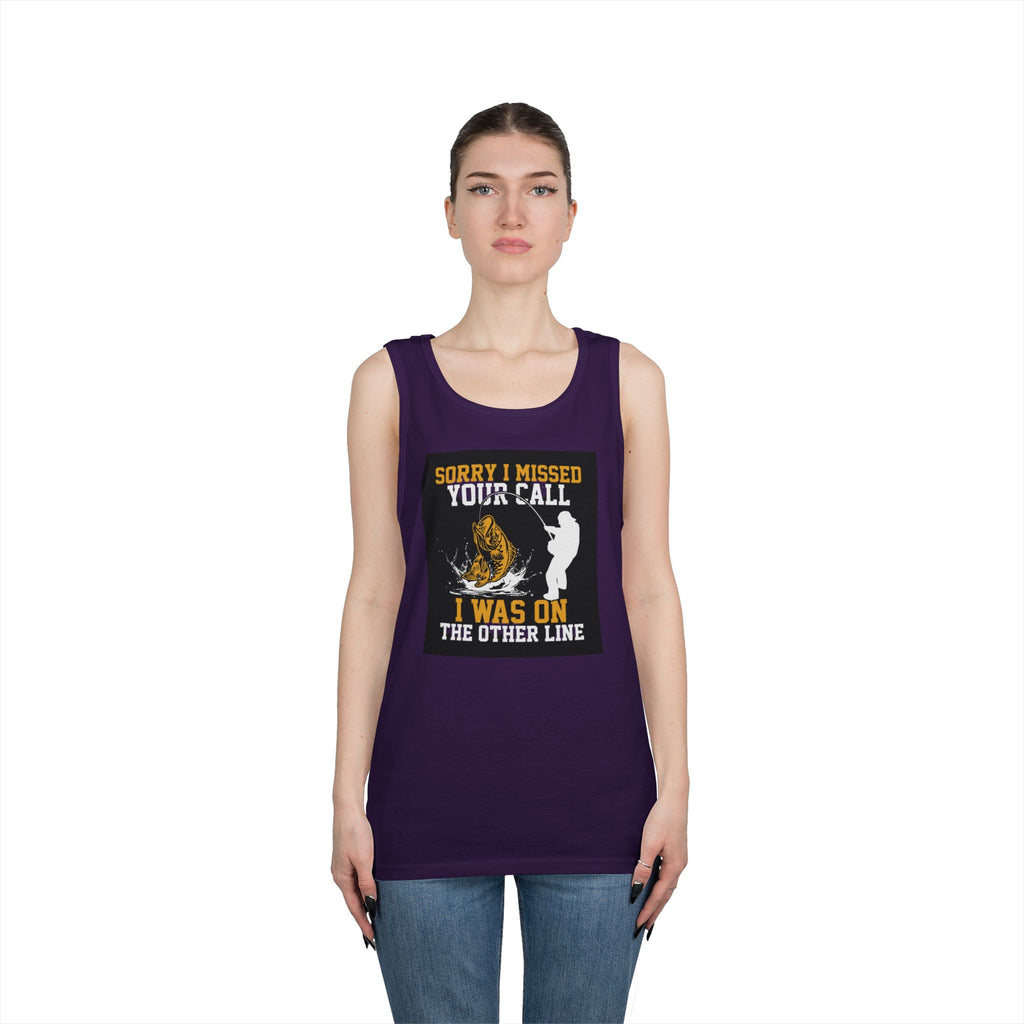 Fishing Heavy Cotton Tank Top