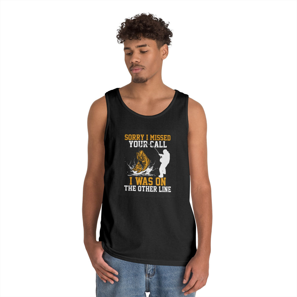 Fishing Heavy Cotton Tank Top