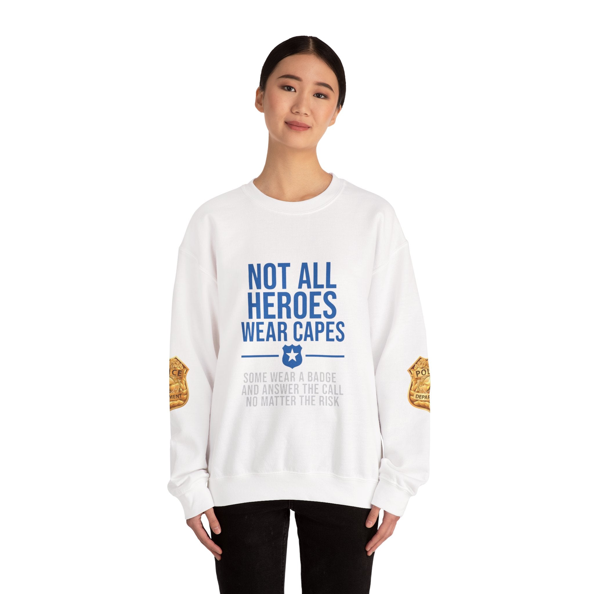 Heroes Badge Crewneck Sweatshirt