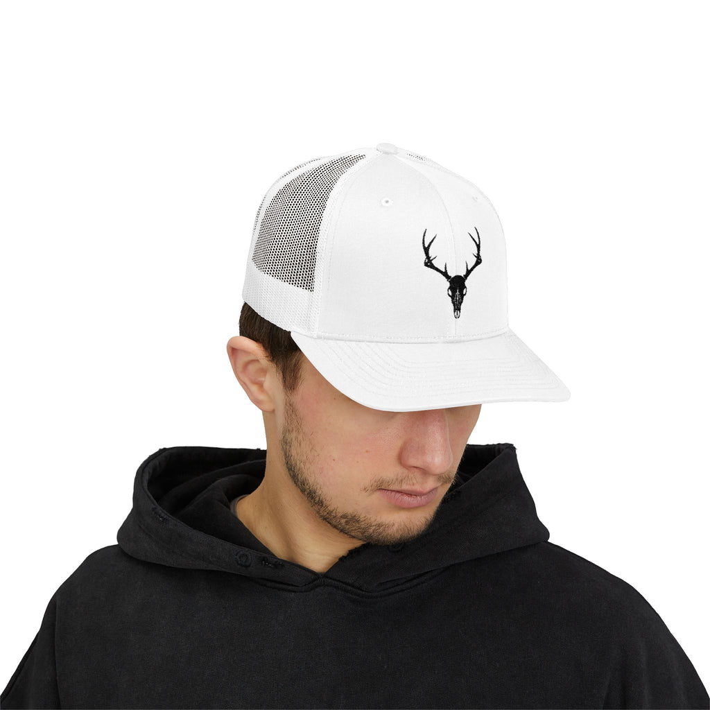 Deer Skull Snapback Trucker Cap