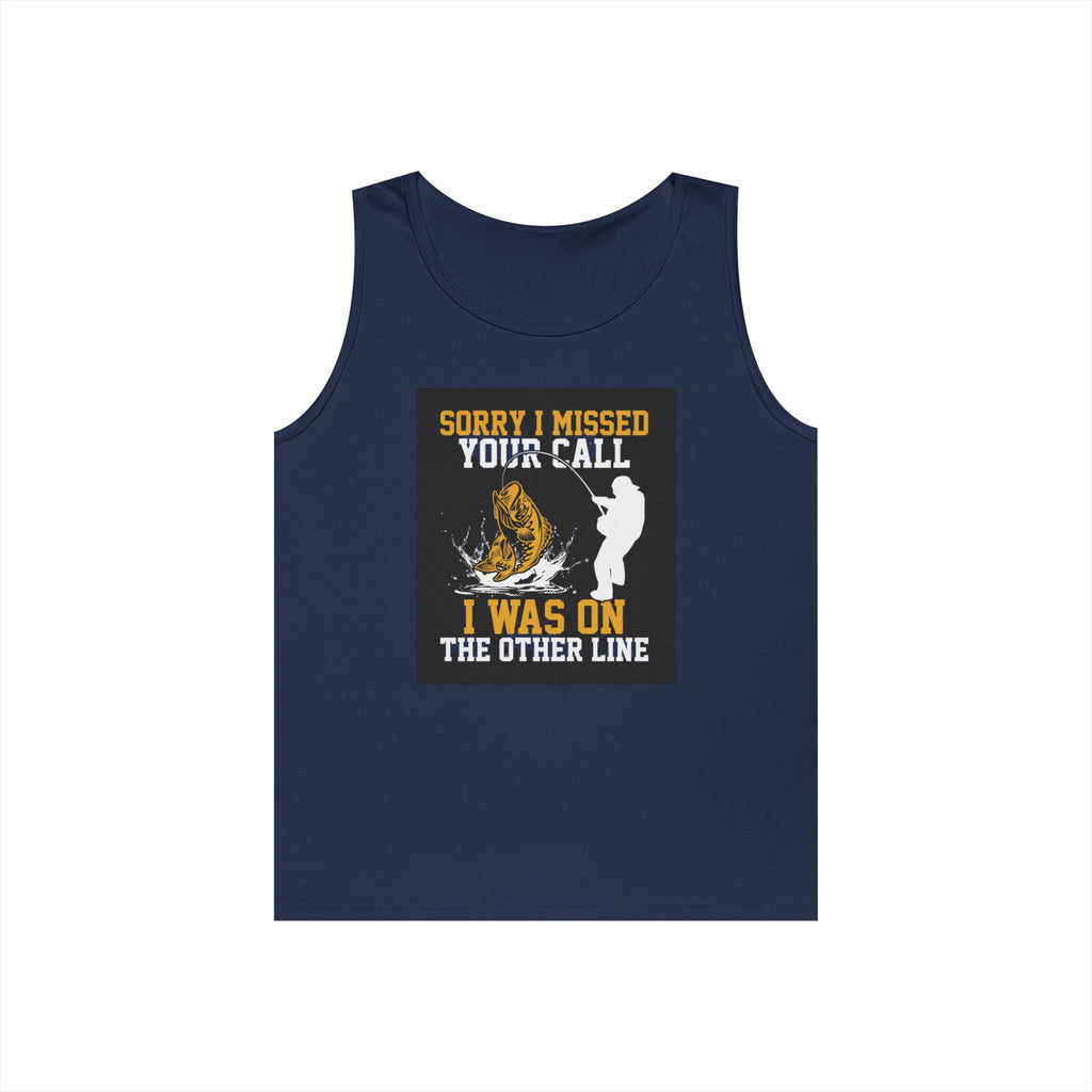 Fishing Heavy Cotton Tank Top
