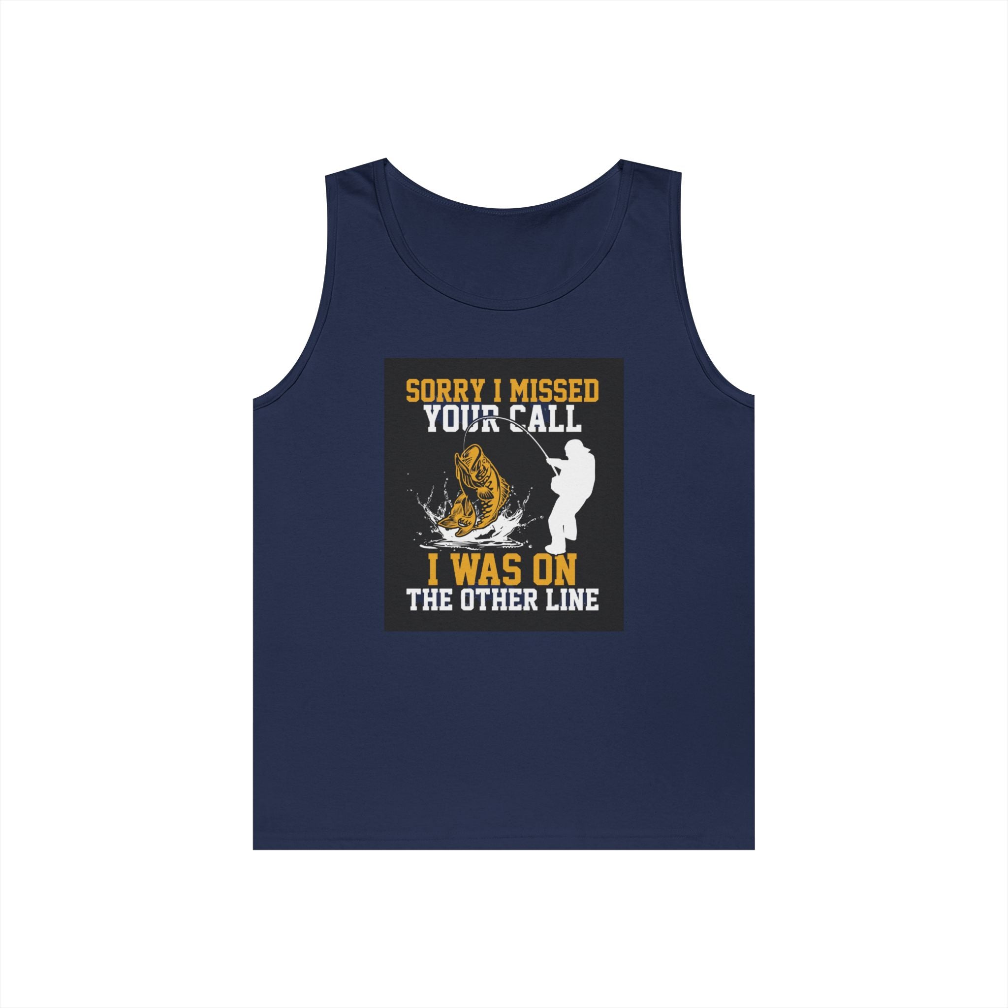 Fishing Heavy Cotton Tank Top