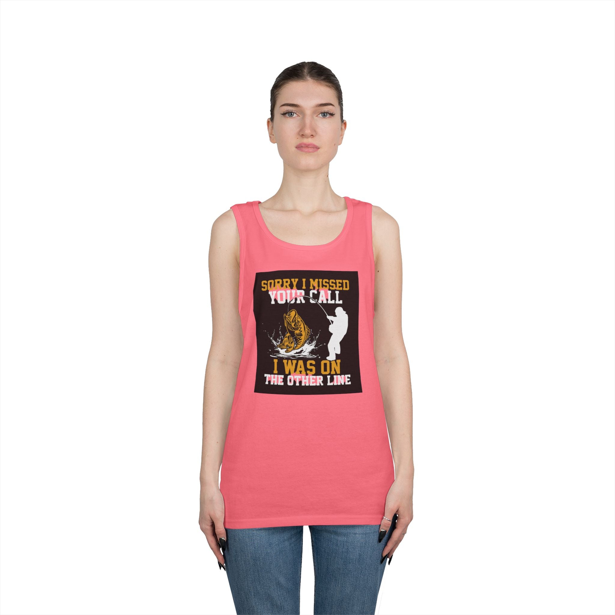 Fishing Heavy Cotton Tank Top