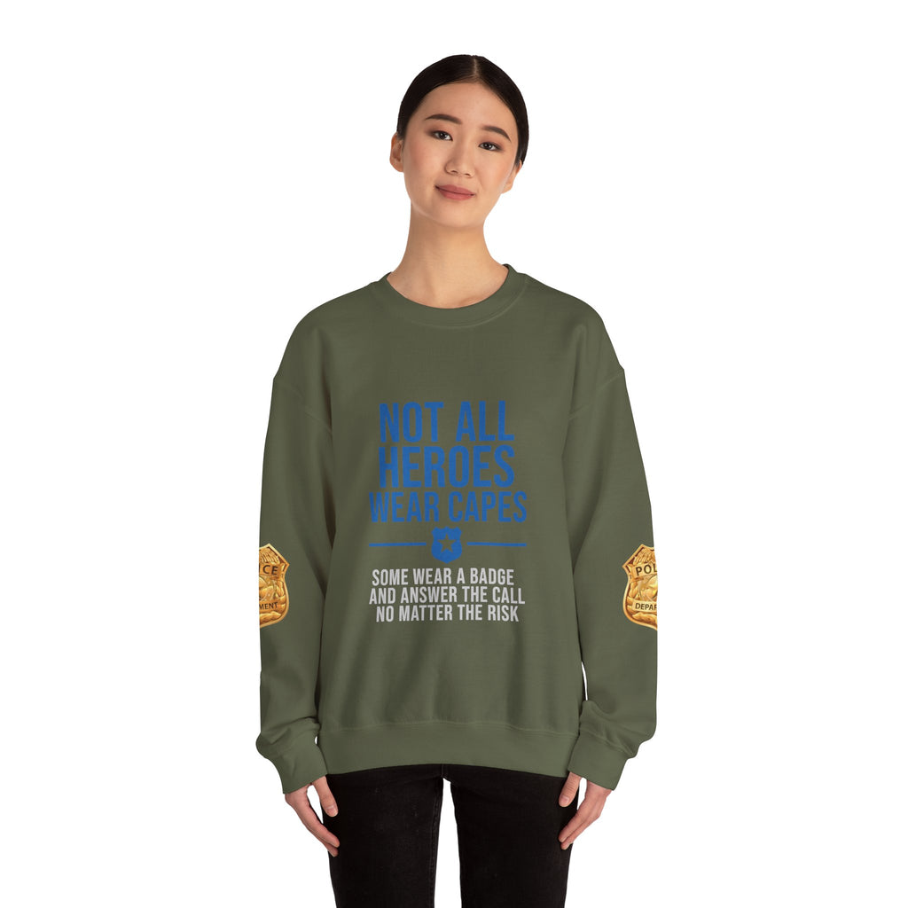 Heroes Badge Crewneck Sweatshirt