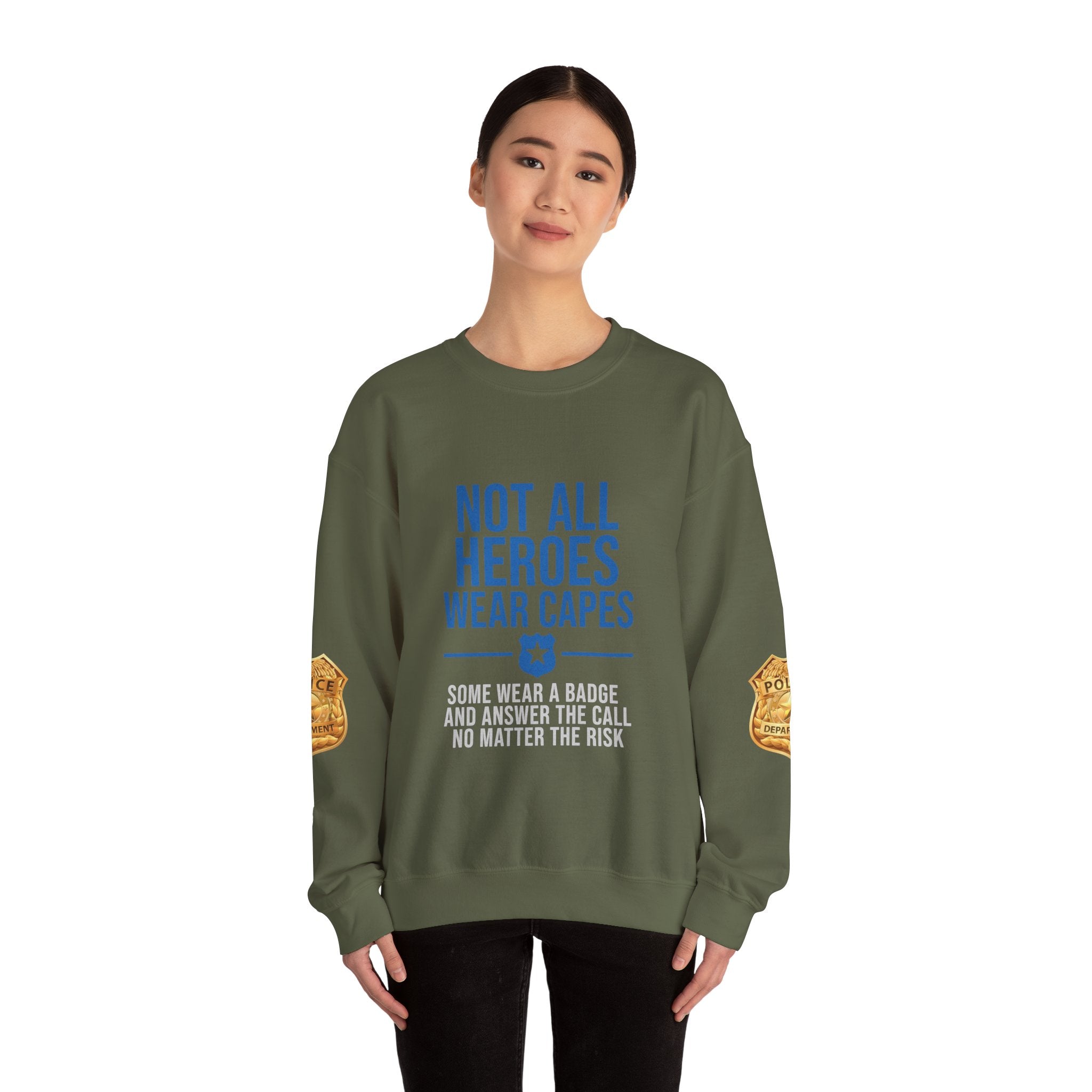Heroes Badge Crewneck Sweatshirt