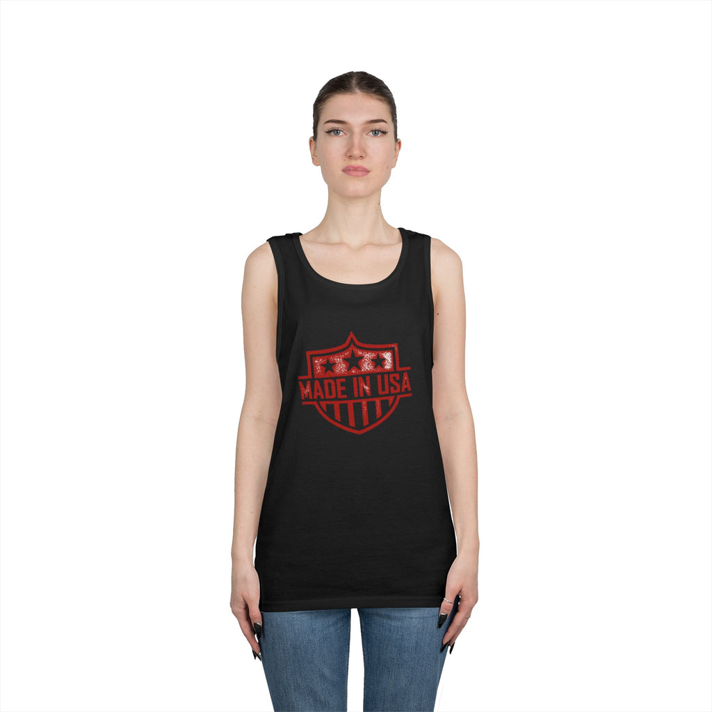 USA  Heavy Cotton Tank Top