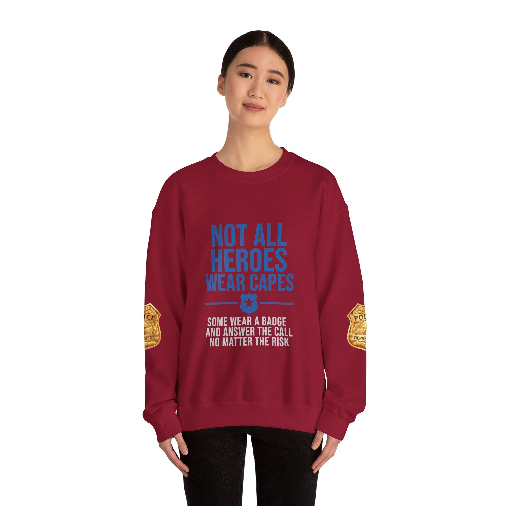 Heroes Badge Crewneck Sweatshirt