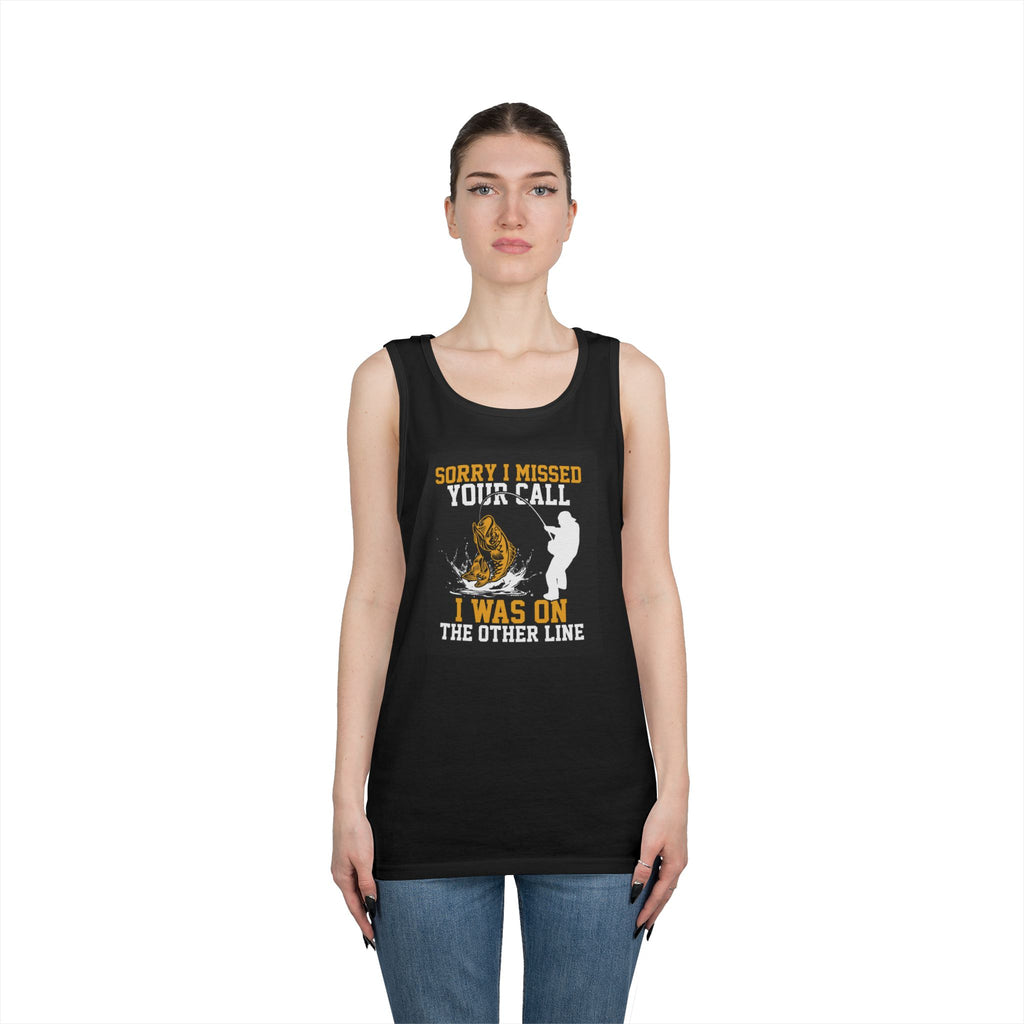 Fishing Heavy Cotton Tank Top