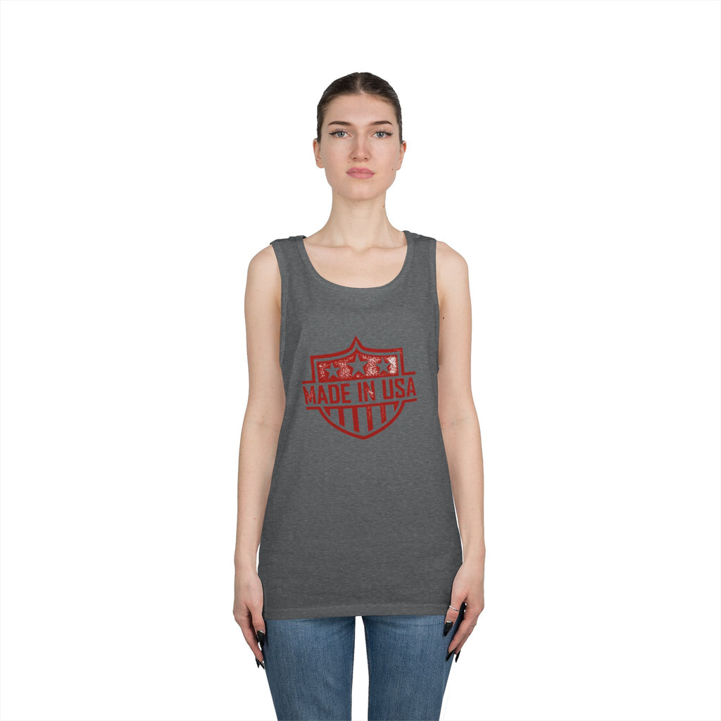 USA  Heavy Cotton Tank Top