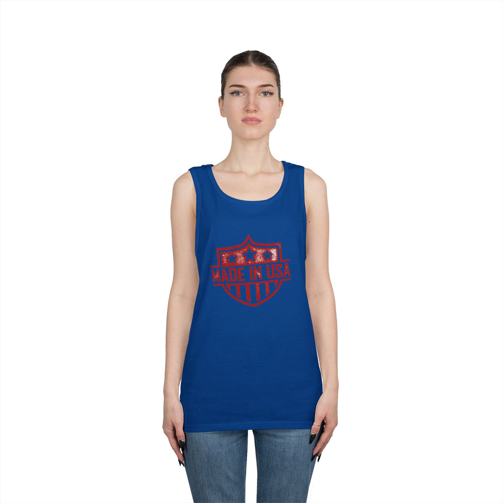 USA  Heavy Cotton Tank Top