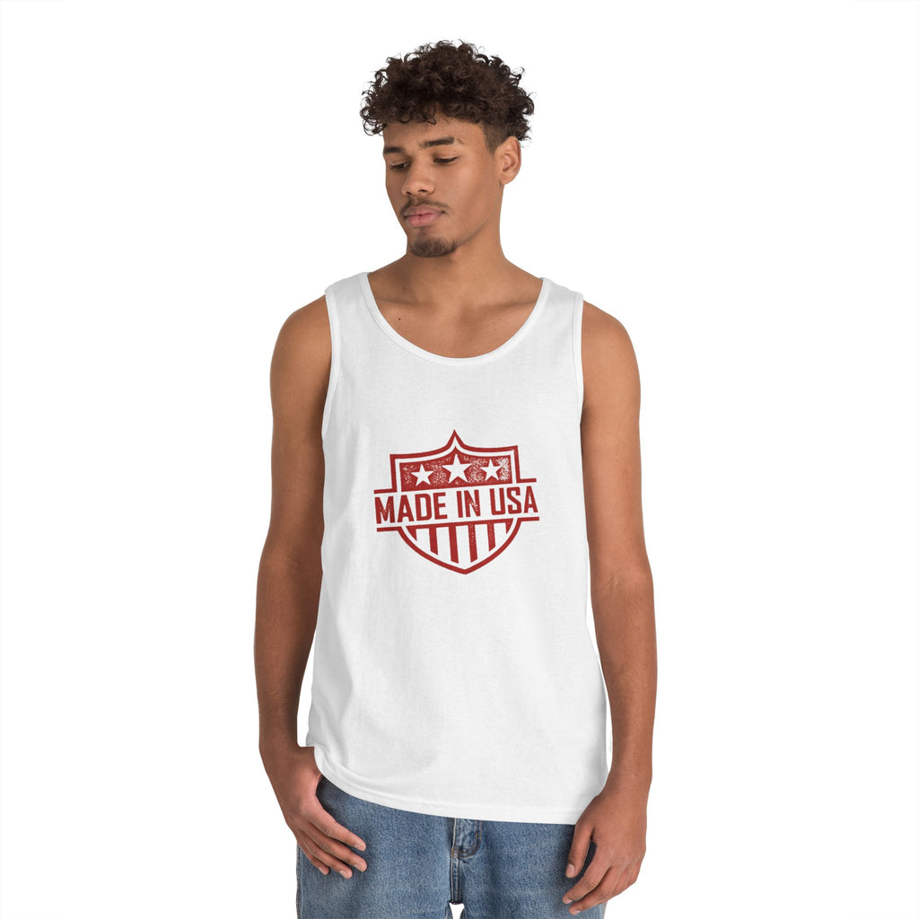 USA  Heavy Cotton Tank Top