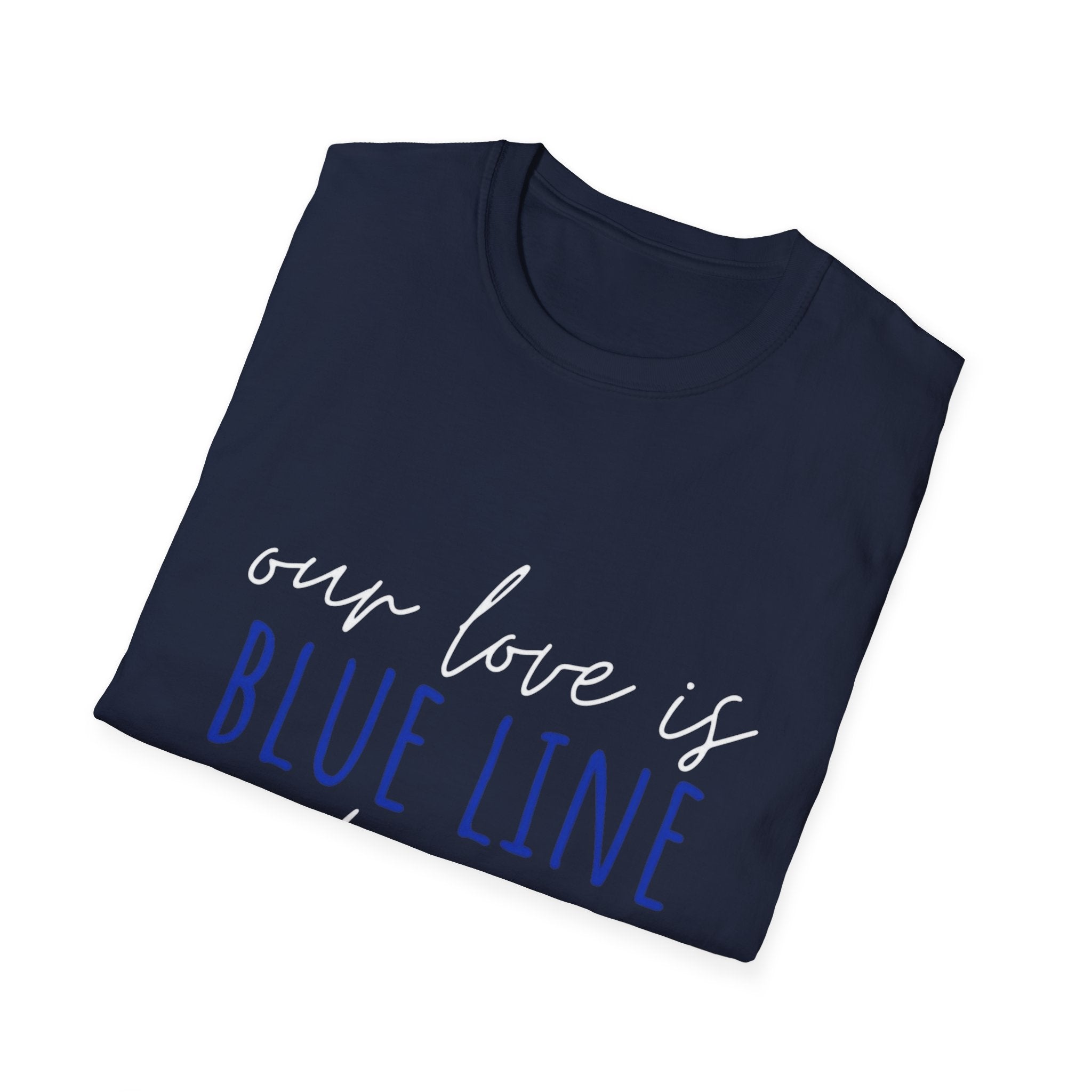 Our Love Is Blue Line T-Shirt