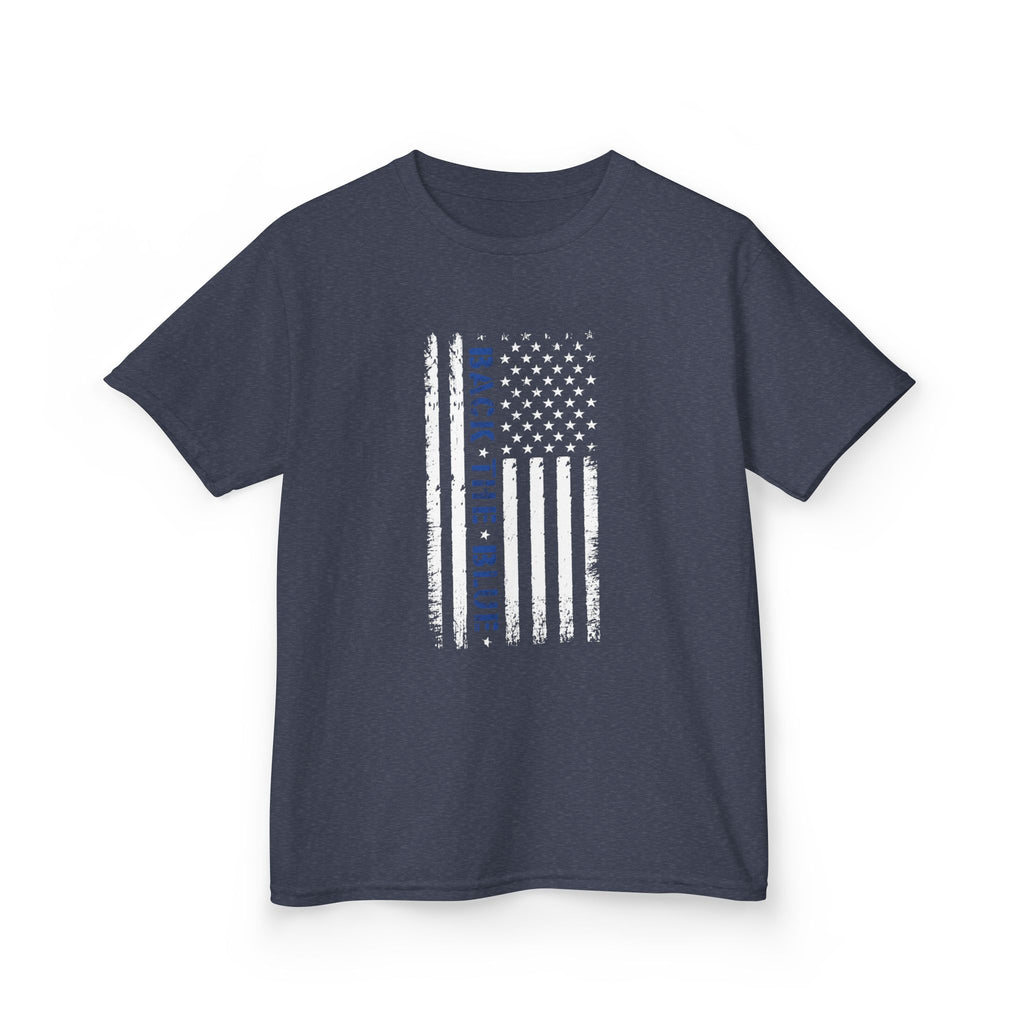 Back The Blue Kids Heavy Cotton™ Tee