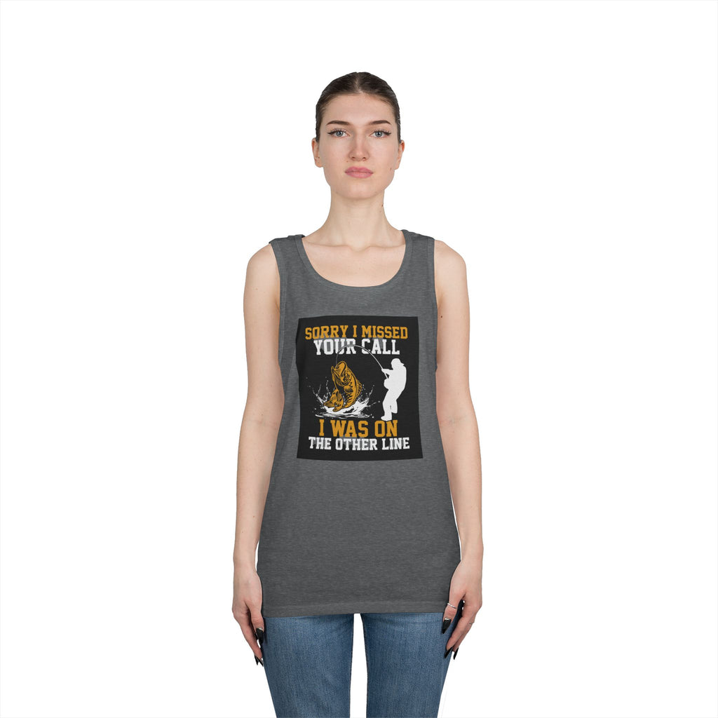 Fishing Heavy Cotton Tank Top