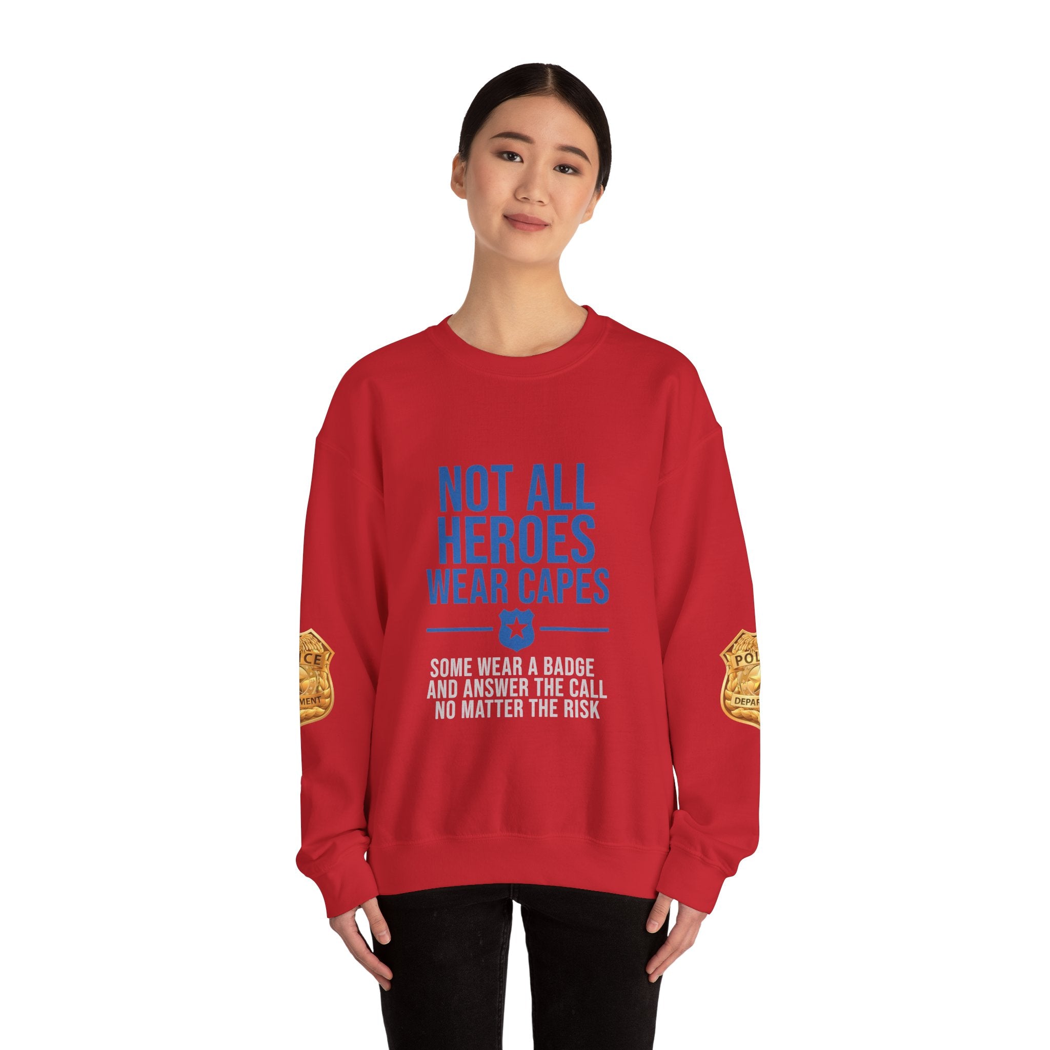 Heroes Badge Crewneck Sweatshirt