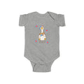 Here For The Hotdogs Infant Jersey Bodysuit