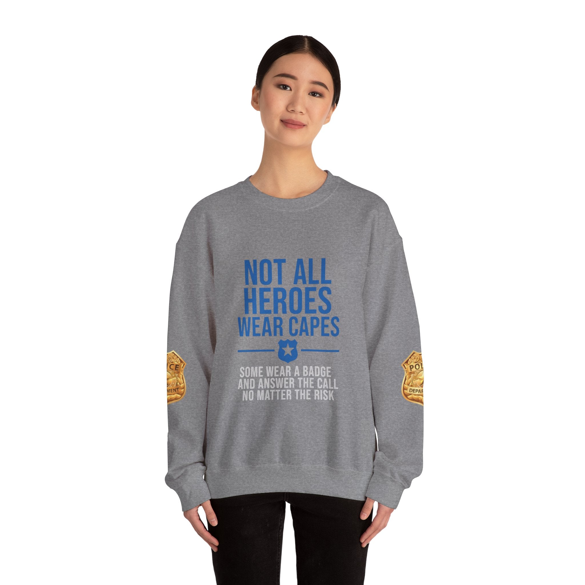 Heroes Badge Crewneck Sweatshirt