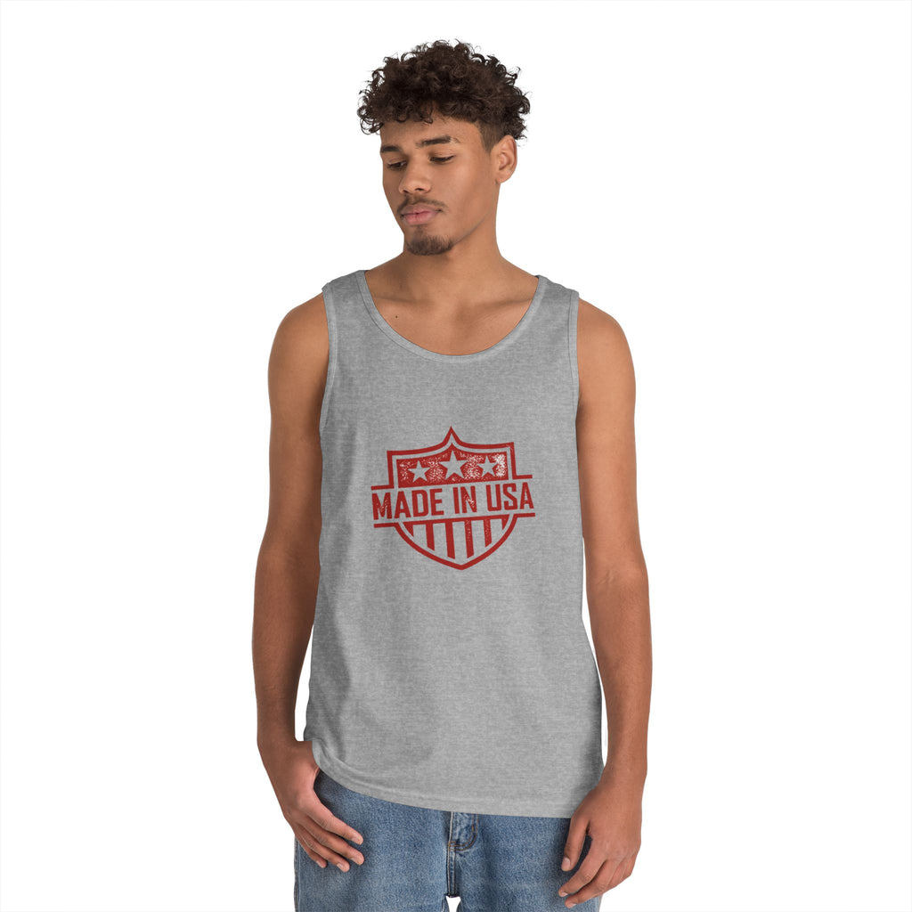USA  Heavy Cotton Tank Top