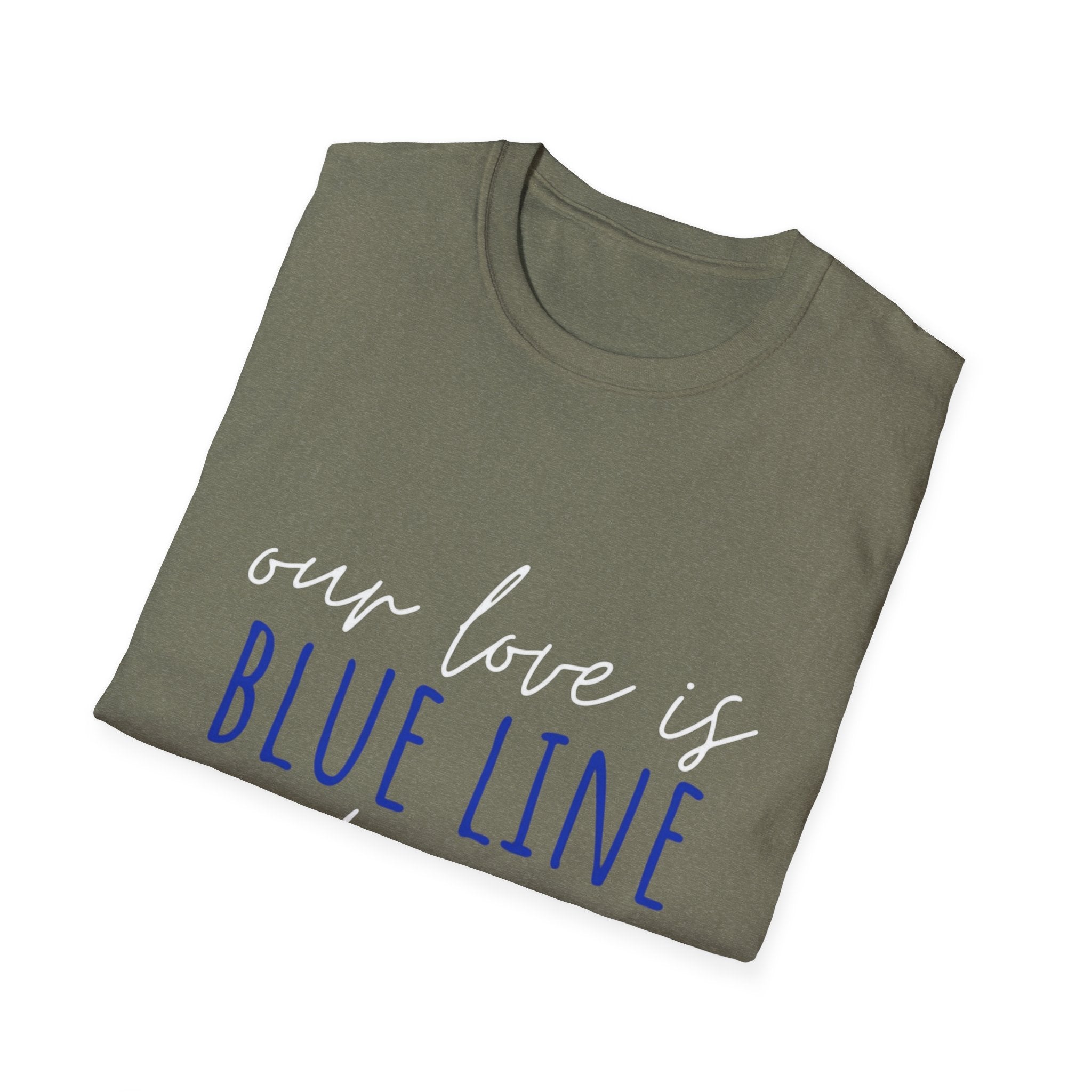Our Love Is Blue Line T-Shirt