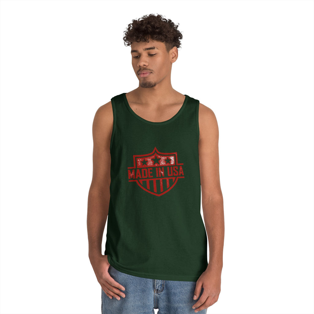 USA  Heavy Cotton Tank Top