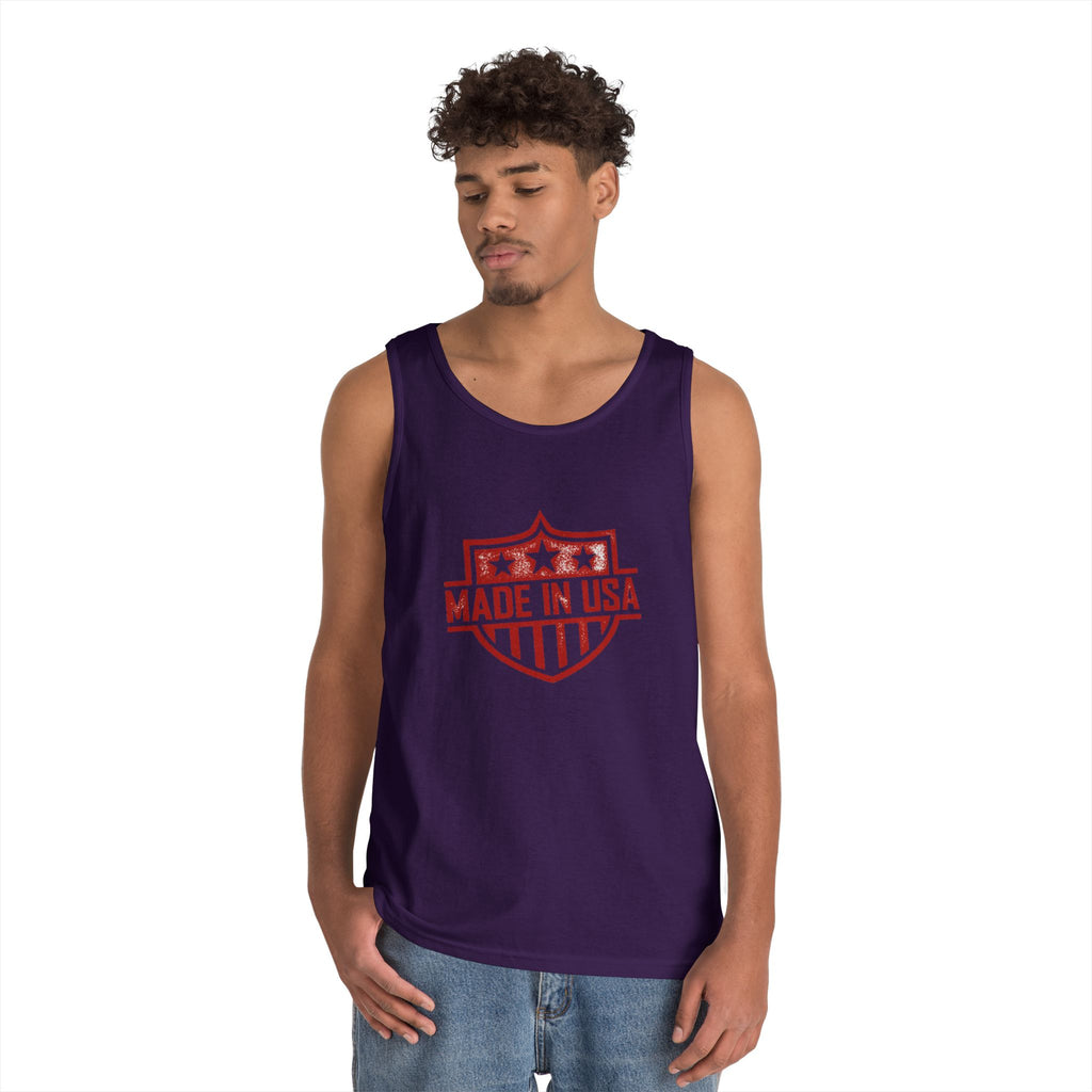 USA  Heavy Cotton Tank Top