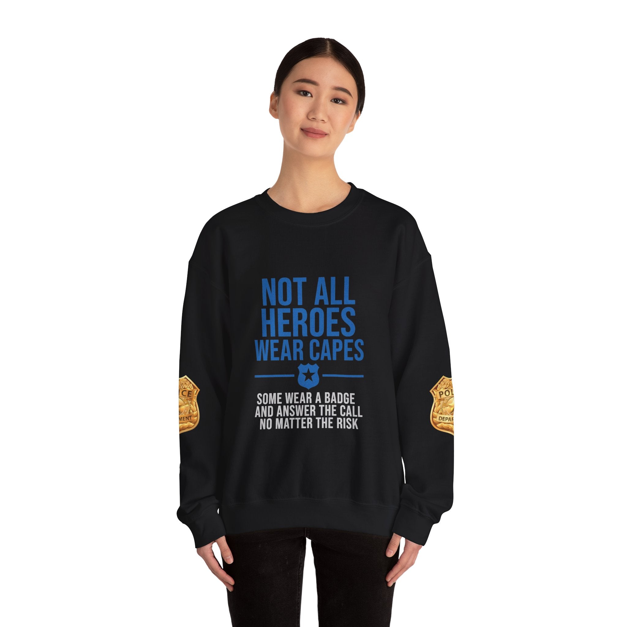 Heroes Badge Crewneck Sweatshirt