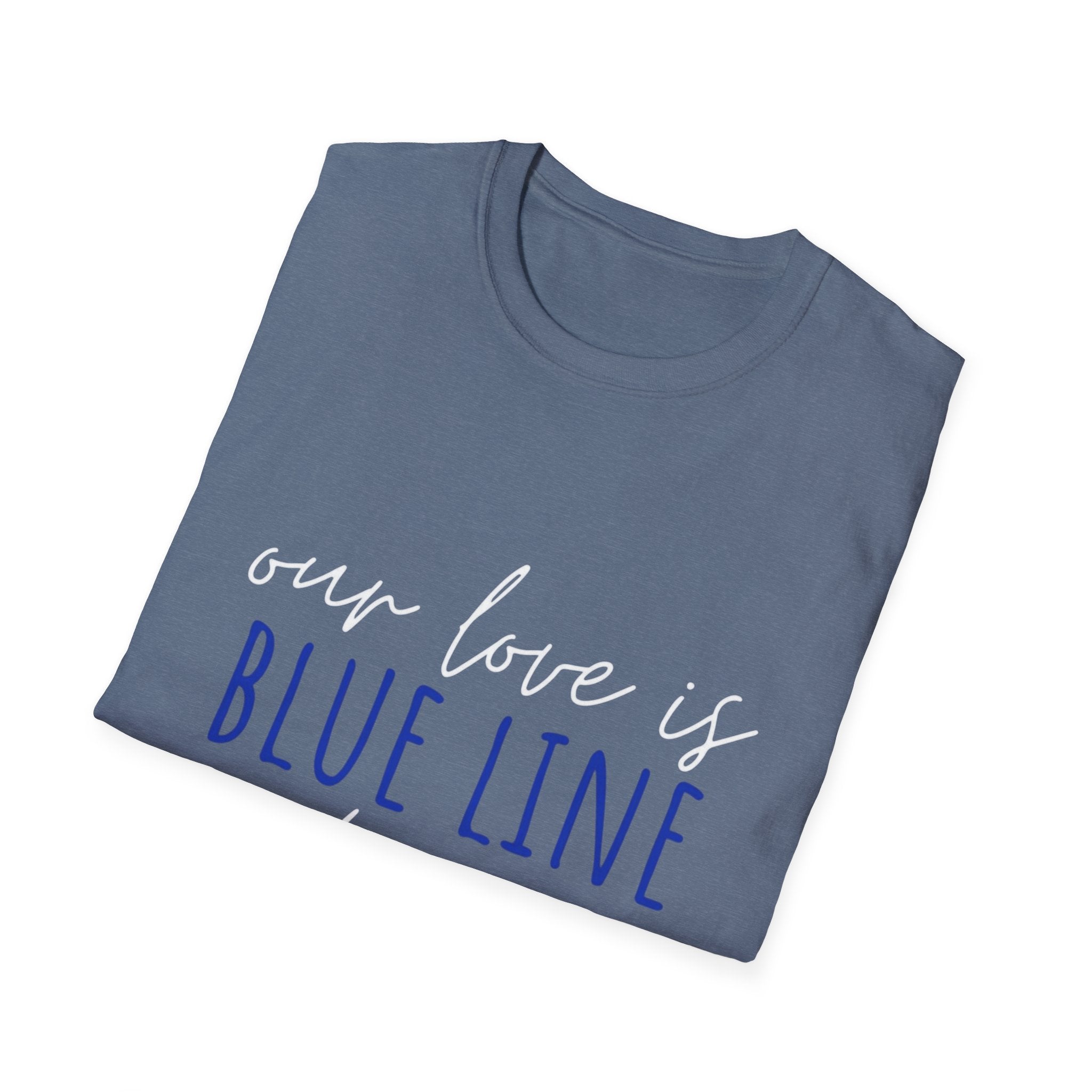 Our Love Is Blue Line T-Shirt