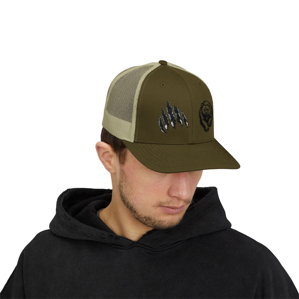 Bear Claw Snapback Trucker Cap