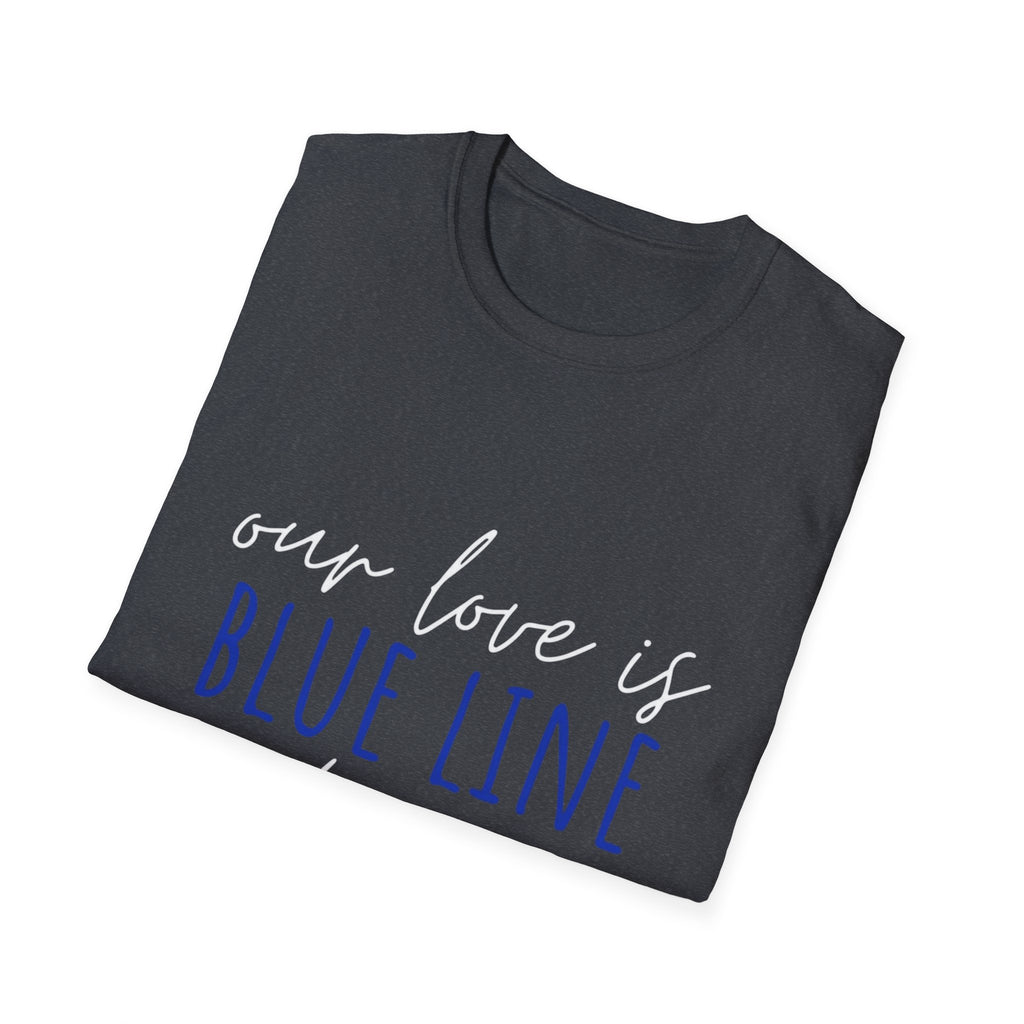 Our Love Is Blue Line T-Shirt