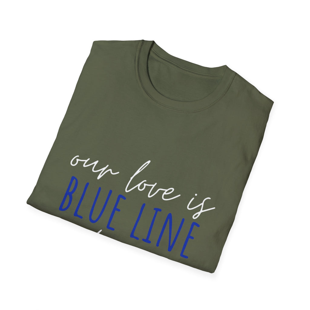 Our Love Is Blue Line T-Shirt