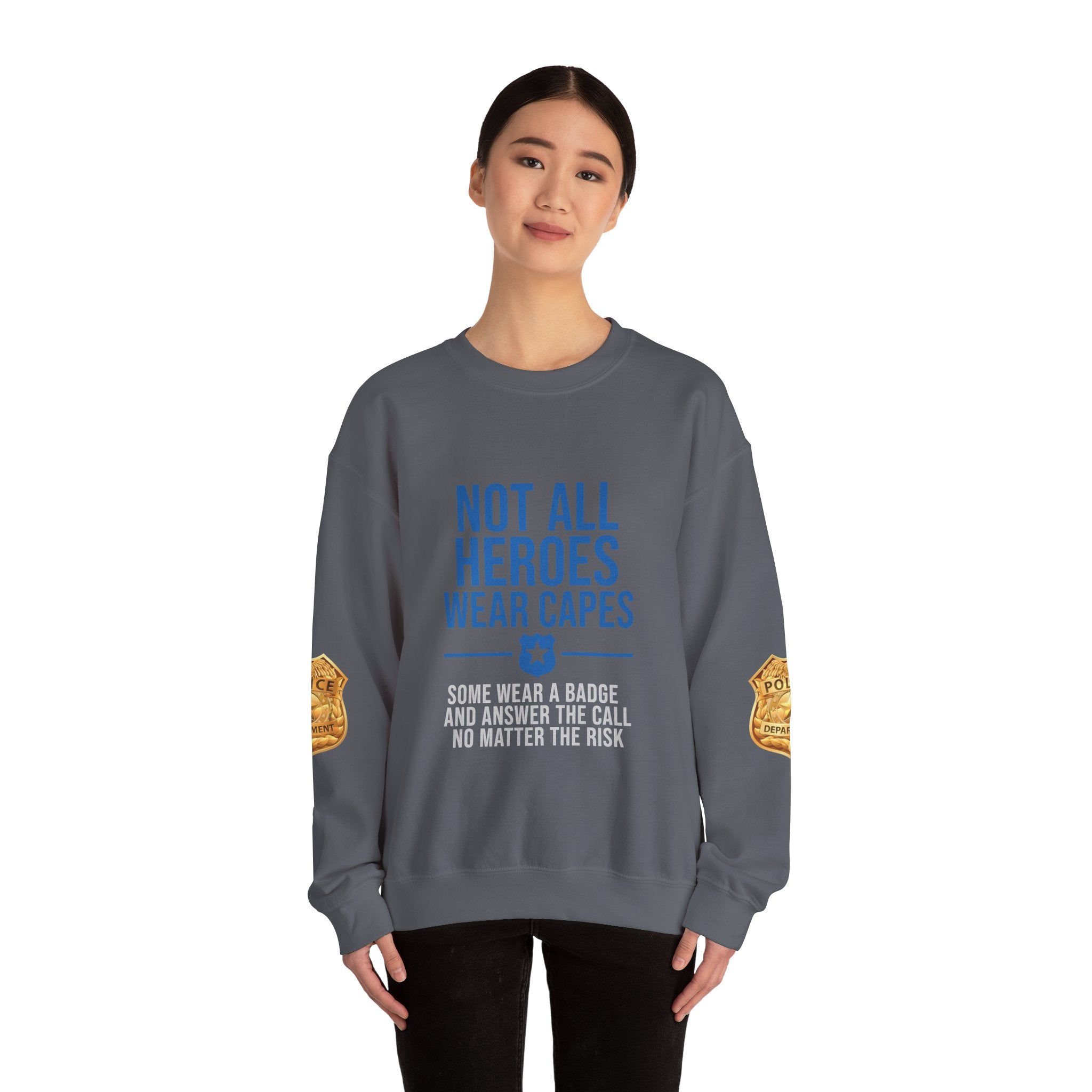 Heroes Badge Crewneck Sweatshirt