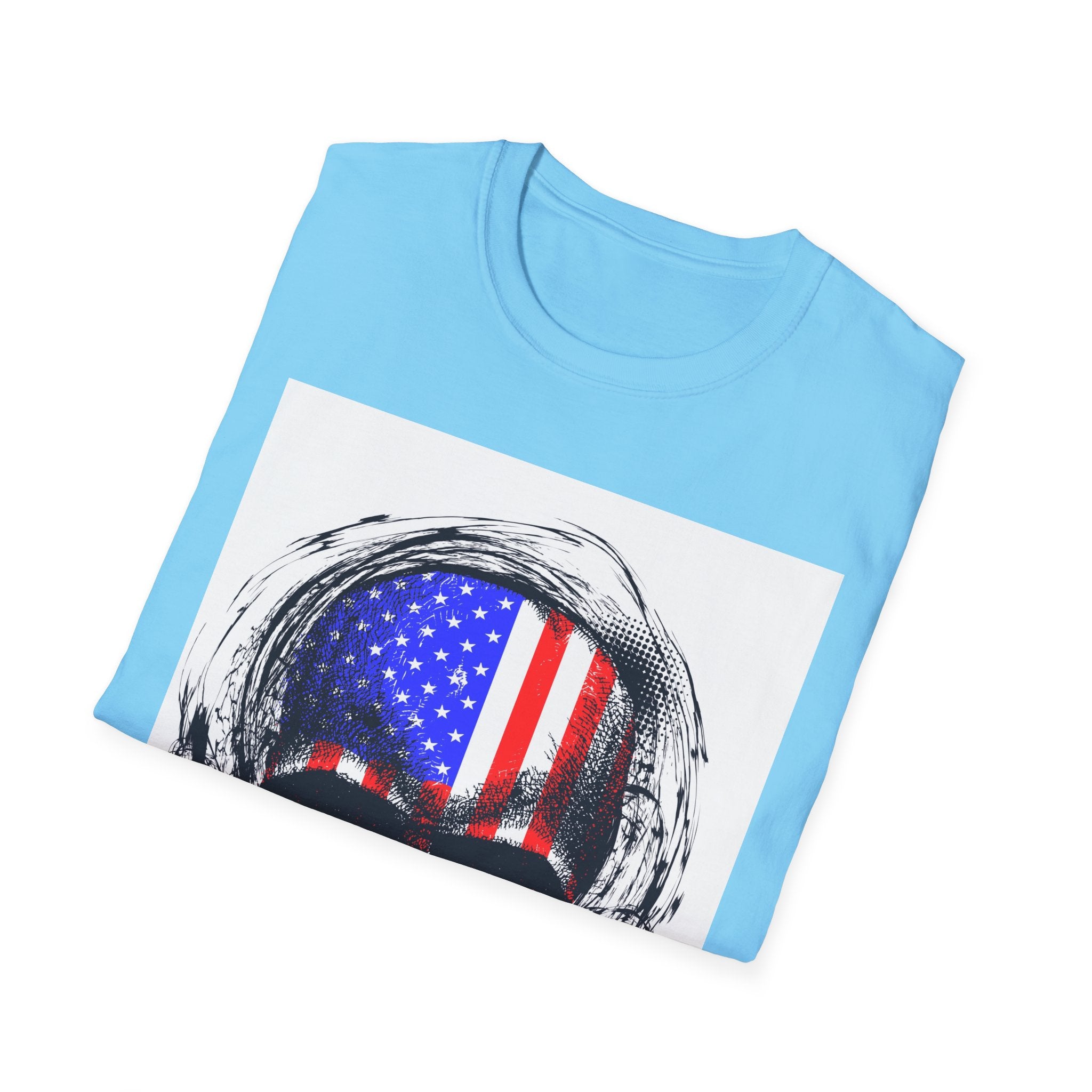 Skull flag 🇺🇲Softstyle T-Shirt