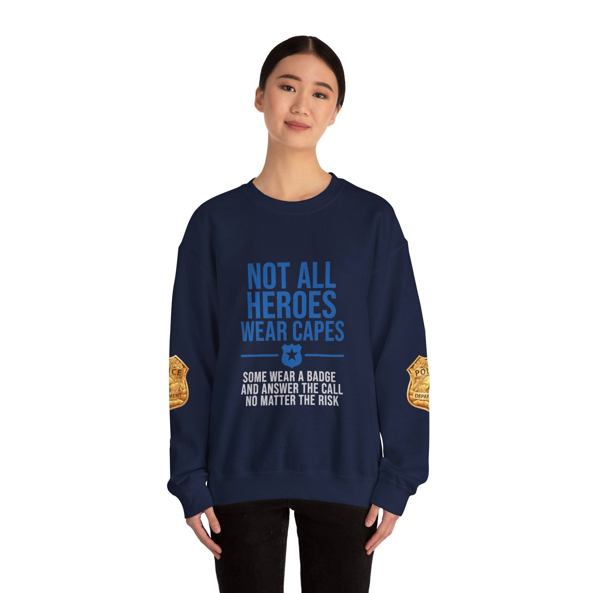 Heroes Badge Crewneck Sweatshirt