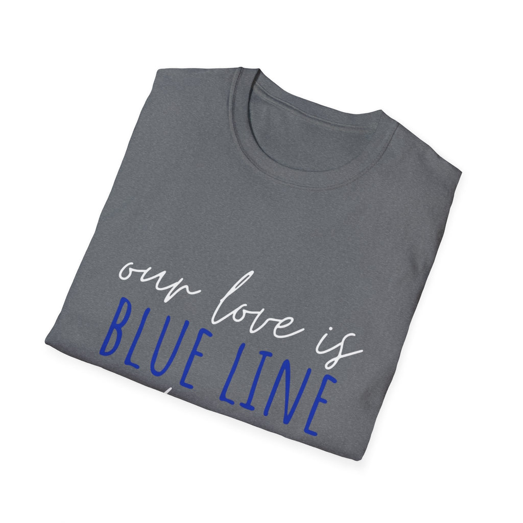 Our Love Is Blue Line T-Shirt