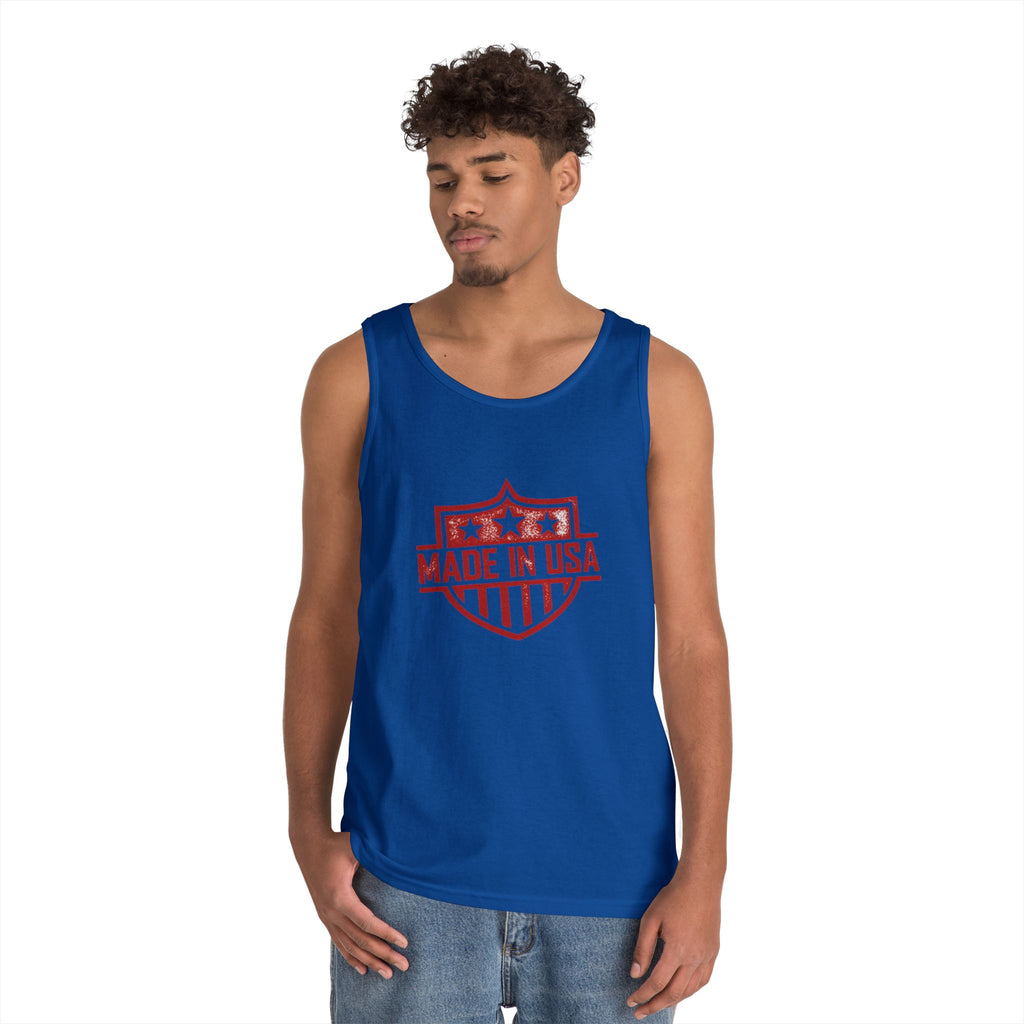 USA  Heavy Cotton Tank Top