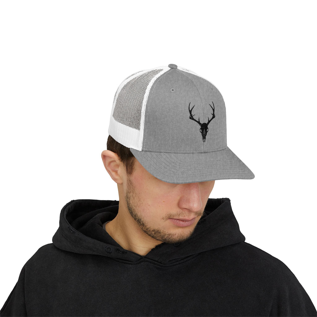Deer Skull Snapback Trucker Cap