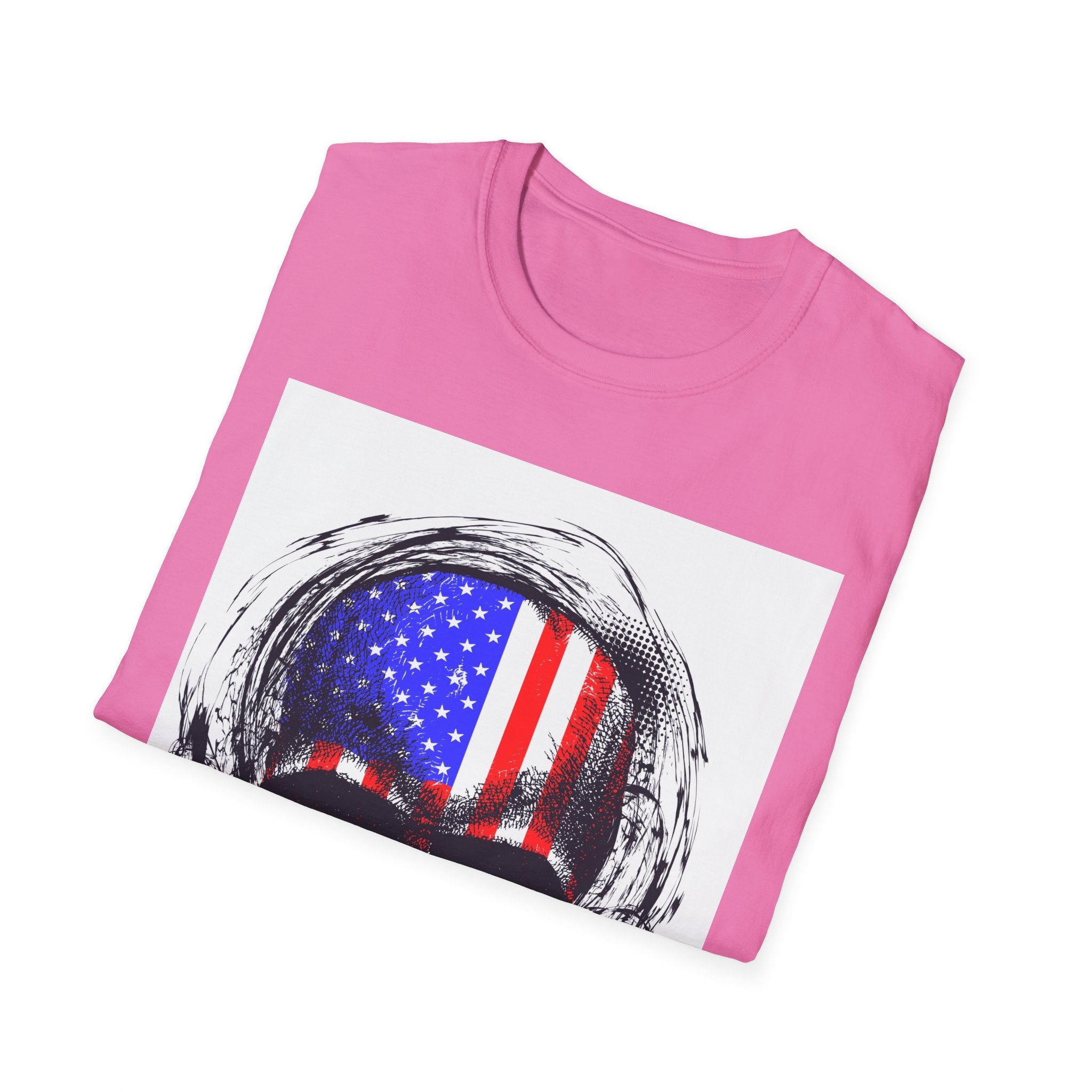 Skull flag 🇺🇲Softstyle T-Shirt