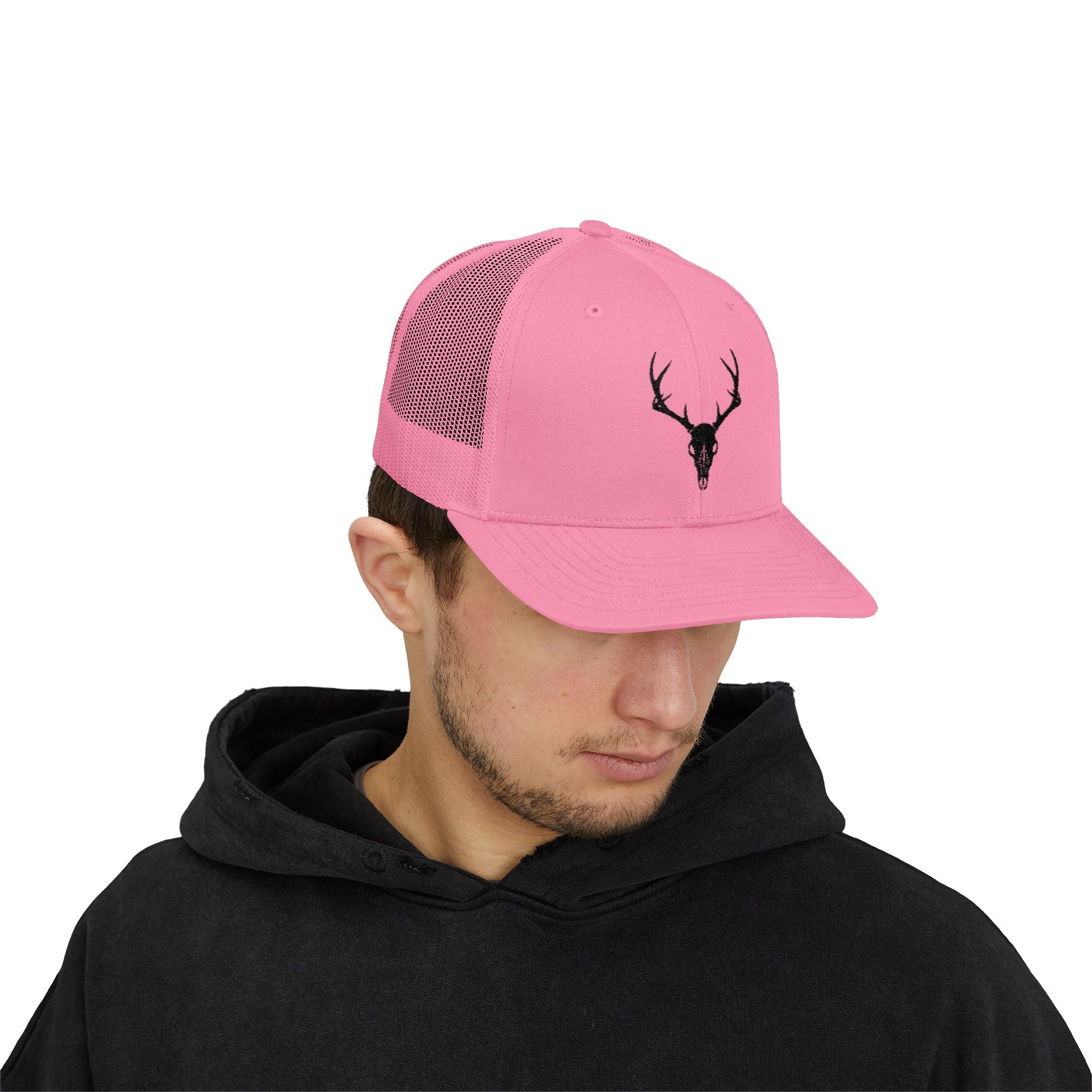 Deer Skull Snapback Trucker Cap
