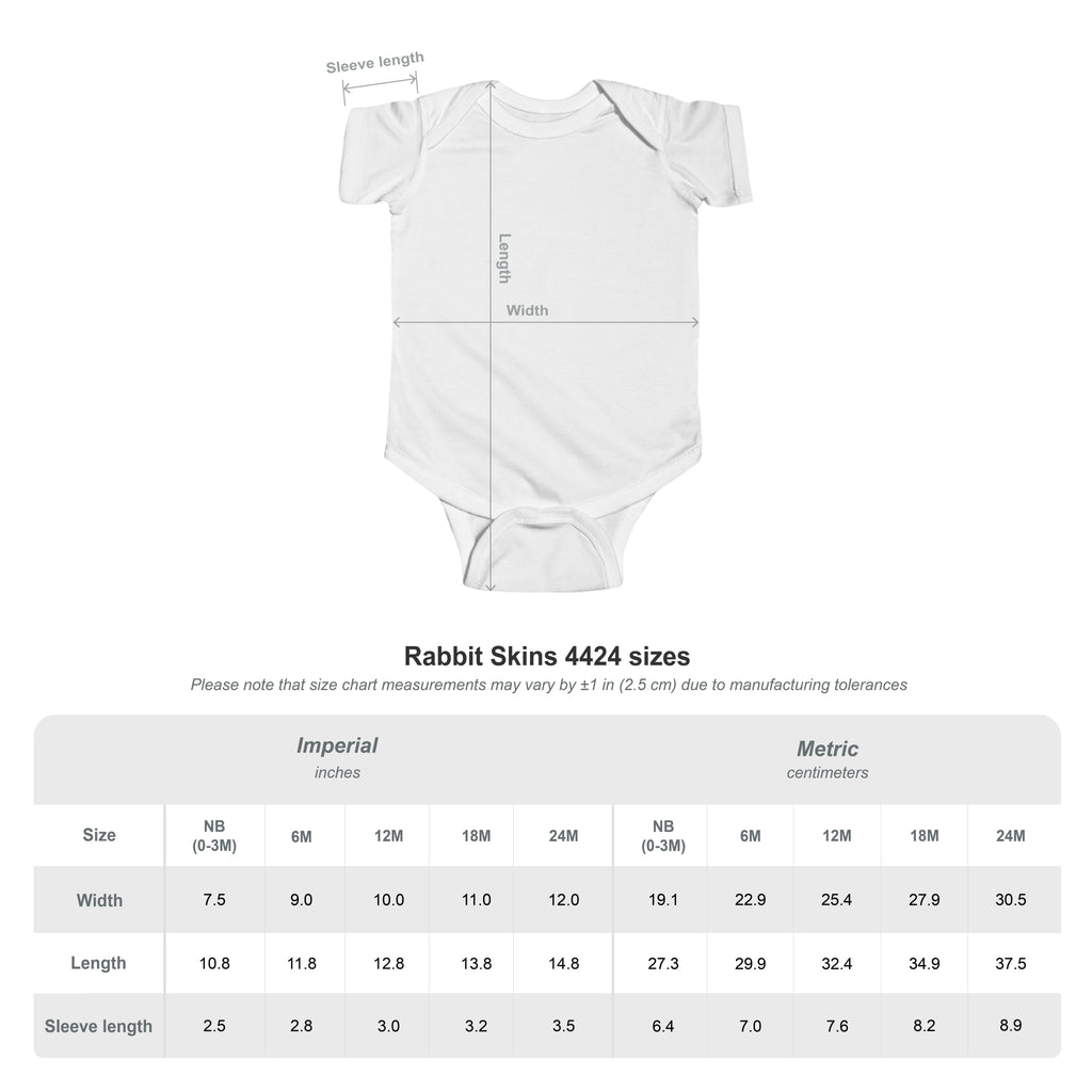 Here For The Hotdogs Infant Jersey Bodysuit