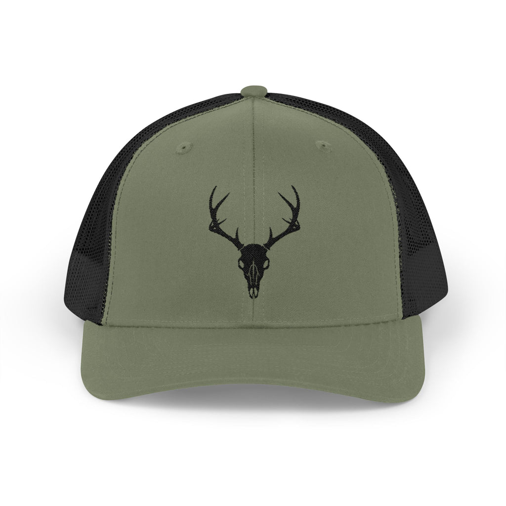 Deer Skull Snapback Trucker Cap
