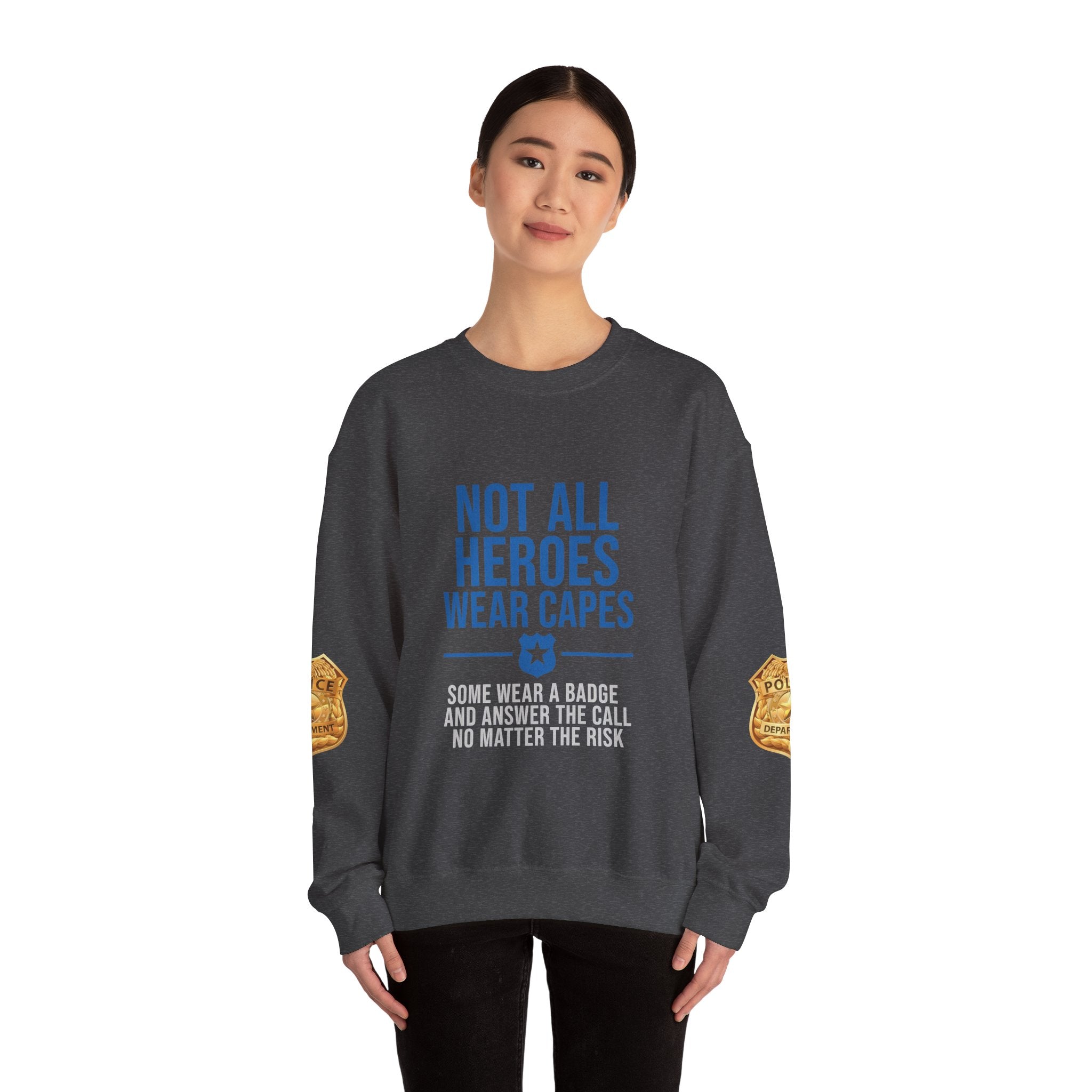 Heroes Badge Crewneck Sweatshirt