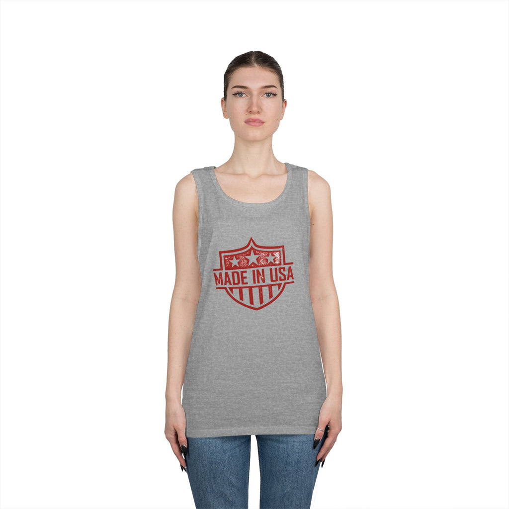 USA  Heavy Cotton Tank Top