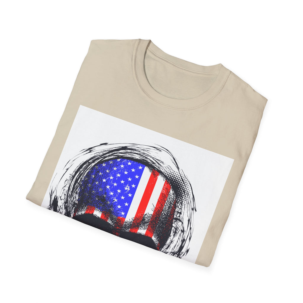 Skull flag 🇺🇲Softstyle T-Shirt