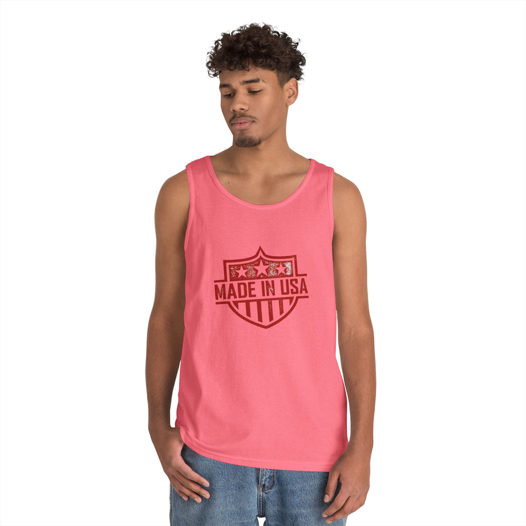 USA  Heavy Cotton Tank Top