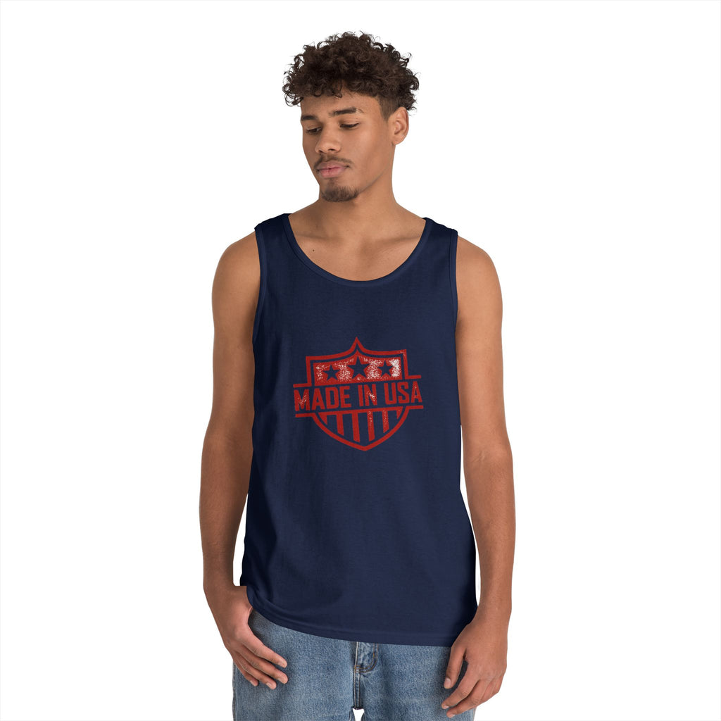USA  Heavy Cotton Tank Top