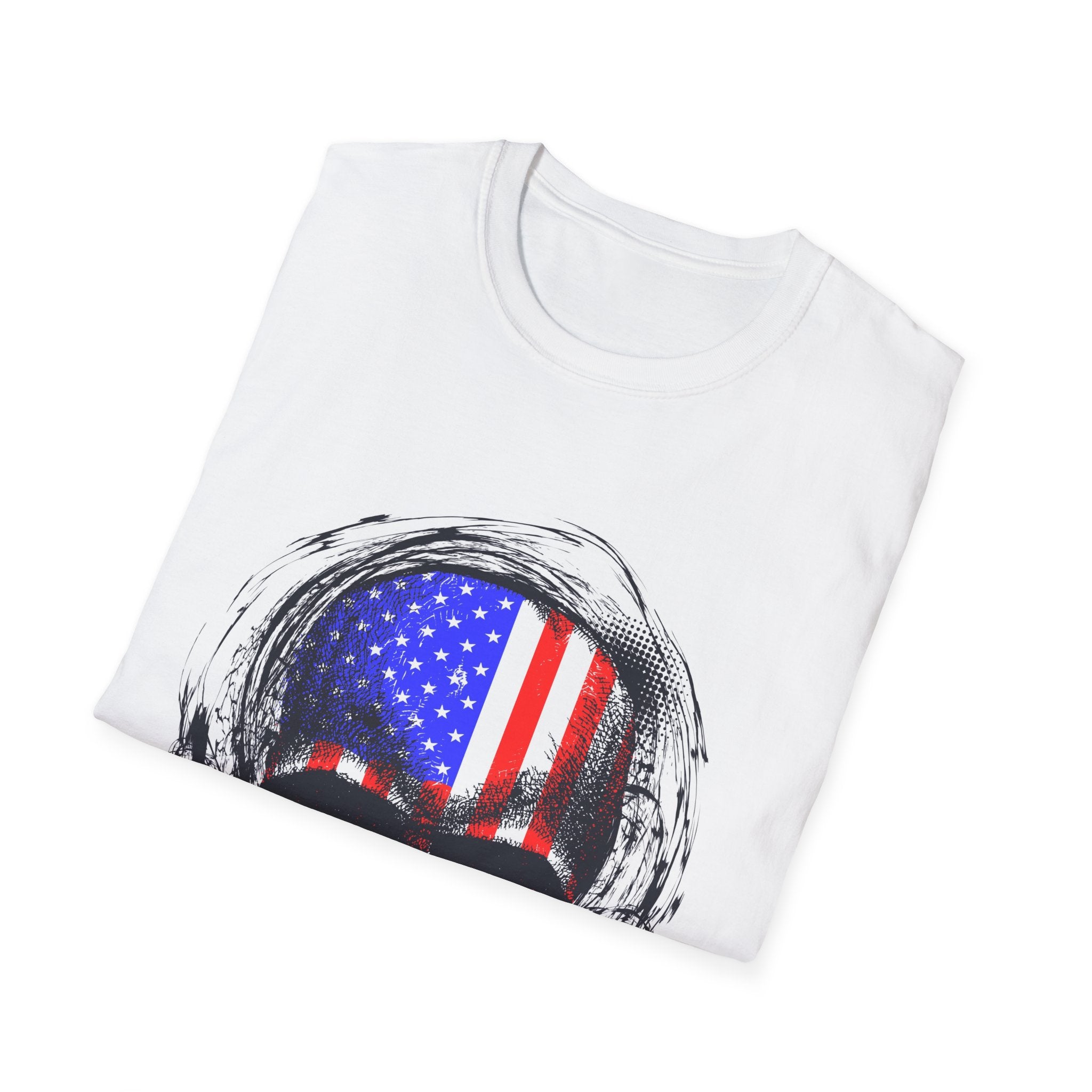 Skull flag 🇺🇲Softstyle T-Shirt