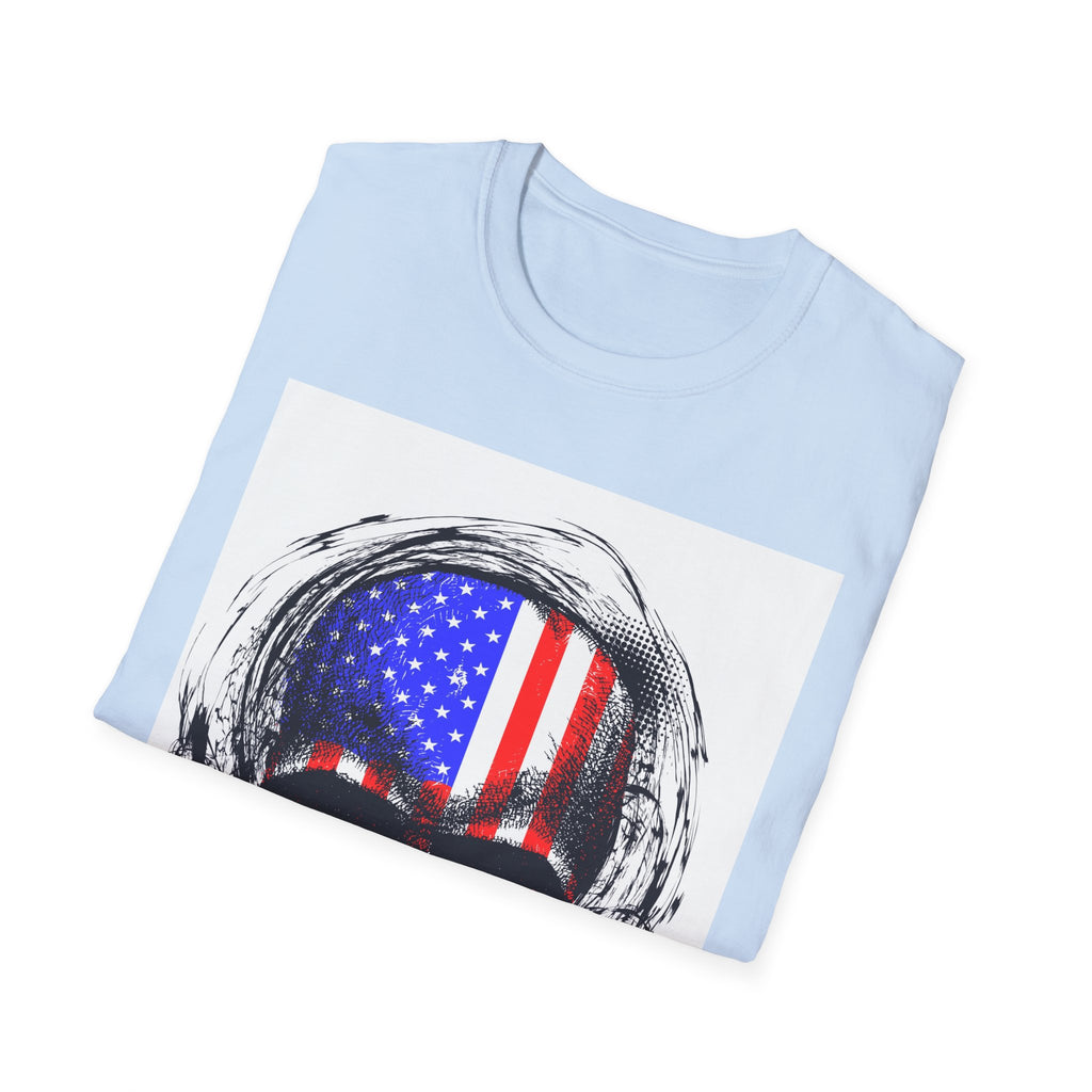 Skull flag 🇺🇲Softstyle T-Shirt